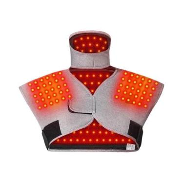 Imagem de Colete Térmico De Luz Vermelha Para Suporte De Ombros E Costas, Aqueci