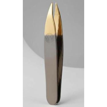 Imagem de Pinça Ponta Chanfrada Aço Inox Dourada Precisão - Congratulations Stor