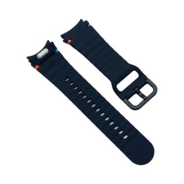 Imagem de Pulseira De Silicone Para Samsung Galaxy Watch 7 6 5 4 Classic 47mm 43