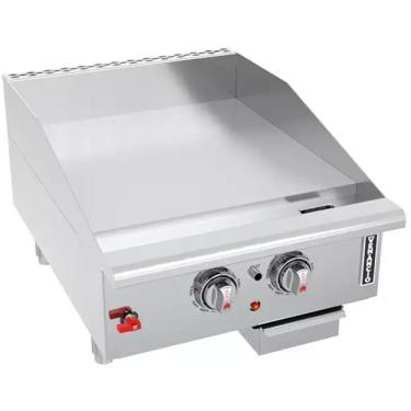 Imagem de Chapa Termostática Genesis New G24CT24TN a Gás GLP com Termostato e Aquecimento Uniforme Inox Venâncio