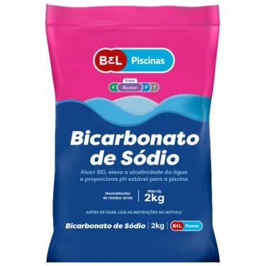 Imagem de Tratamento de Piscinas Bicarbonato de Sódio Eleva a Alcalinidade Estabiliza o Ph Branco Belfix