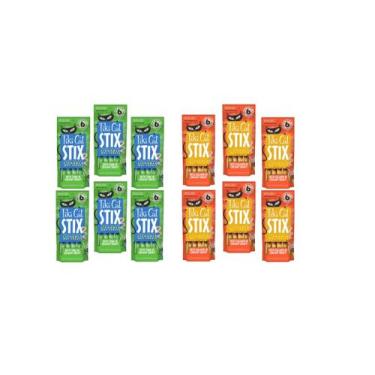 Imagem de Kit tiki cat stix 6 atum e 6 salmão ao molho 6 saches - COVETRUS