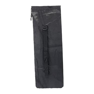 Imagem de Bolsa de skate impermeável Longboard Double Tilt Skateboard Fish Skate Black 210D Oxford dobrável bolsa bolsa de recipiente de, 122x38cm
