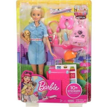 Imagem de Boneca Barbie Explorar E Descobrir Viajem Fwv25 Mattel