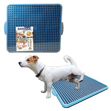 Imagem de Sanitário Canino Pipi Dog Banheiro Pet Tapete Cachorro - P (Azul)