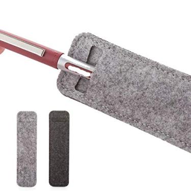 Imagem de 4 peças de protetor de bolso para caneta de feltro, bolsa para lápis de caneta única para estudantes e negócios