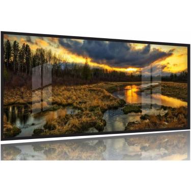 Imagem de Quadro Decorativo Paisagens - Terra - Natureza - 130x60 Moldura Preta 2x2