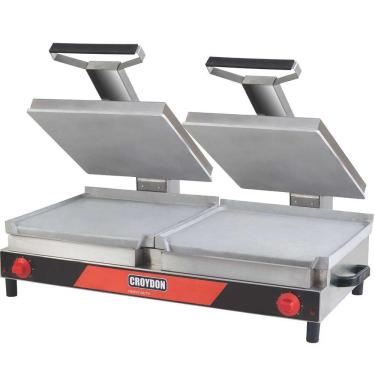 Imagem de Sanduicheira Elétrica Croydon Dupla 2 Prensas Lisas SDGL