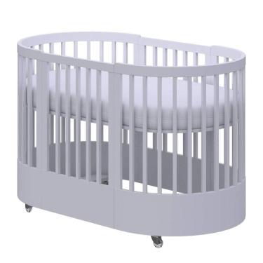 Imagem de Berço e Mini Cama 3 em 1 Wave Divicar Branco Acetinado