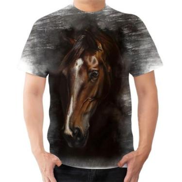 Imagem de Camisa Camiseta Personalizada Animal Cavalo Estilo 8 - Estilo Kraken