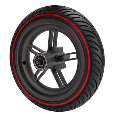 Imagem de Pneu de borracha de scooter de 8,5 polegadas, pneus de absorção de choque de scooter para scooter elétrica M365 Pro 8,5 polegadas(Vermelho)