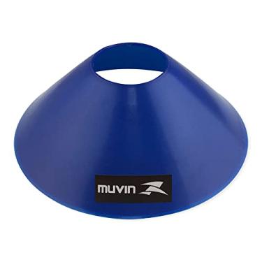 Imagem de Half Cone de Marcação de Plástico Muvin – Chapéu Chinês - Treino Funcional – Agilidade – Treinamento – Circuitos – Desempenho - Resistente – Futebol – Basquete – Voleibol – Handebol - Beisebol