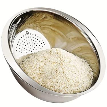 Imagem de Escorredor de Arroz em Aço Inox - 20cm