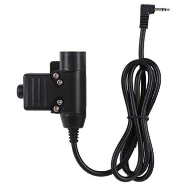 Imagem de Cabo PTT Multifuncional 2,5 mm Cabo PTT de furo único Adequado para cabo de fone de ouvido tipo ZT/U94 e PTT e plugue de versão padrão militar