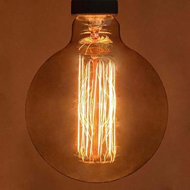 Imagem de LÂMPADA FILAMENTO DE CARBONO RETRÔ 40W G125 LUX AMBAR 2400K 220V - GALAXY