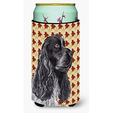Imagem de Caroline's Treasures SC9540TBC Cocker Spaniel Fall Leaves Tall Boy Beverage Isolador isolante para bebidas, para meninos altos, multicolorido