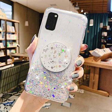 Imagem de Capa de telefone de folha de prata brilhante brilho para Samsung Galaxy S21 S20 FE S22 Ultra S10 Lite S10E S9 S8 Plus Capa de silicone macio, prata, para S21 Plus