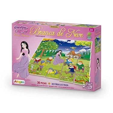 Brinquedo Infantil Jogo Quebra Cabeça Branca De Neve 150 Peças