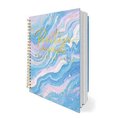 Imagem de KAHPAN Caderno espiral inspirador para mulheres, homens e meninas, vida positiva, caderno de afirmação motivacional para trabalho em sala de aula, 160 páginas pautadas, 15,7 x 21 cm