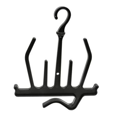 Imagem de Fancyes Rotatable Botas Snorkel Nadadeiras de Cabide de Resistência PP Drenagem Equipamento de Cabide Pendurado Suporte , Preto