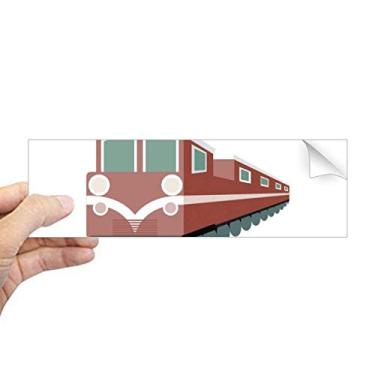 Imagem de DIYthinker Adesivo retangular para viagem Taiwan Train para janela de notebook