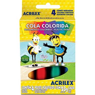 Imagem de Cola Colorida 23 G, Acrilex, 02604, Multicor