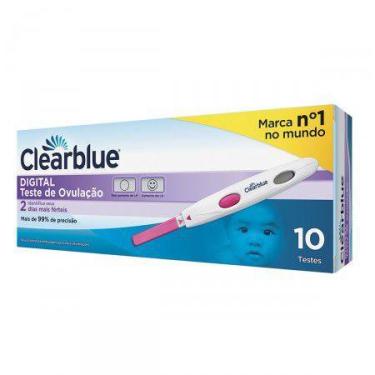 Imagem de Exame De Ovulação Clearblue Digital 10 Tiras - Clear Blue
