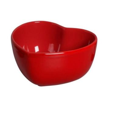 Imagem de Bowl Travessa Tigela Coração Vermelho 300 Ml - Mimos Cozinha