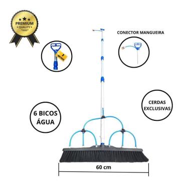 Imagem de Vassoura Para Limpeza Placa Solar 60Cm E Cabo De 3 Metros