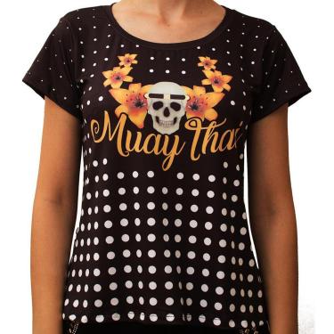 Imagem de Camiseta Muay Thai Pontilhismo-Feminino