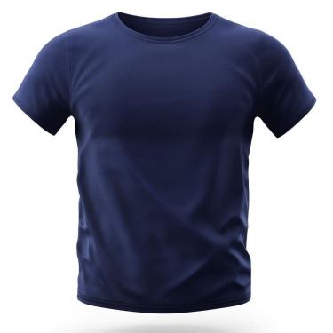 Imagem de Camiseta Slim Fit Manga Curta Proteção Solar Uv50 Ice Tecido Gelado Marinho-Masculino