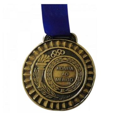 Imagem de Kit com 5 Medalhas Honra ao Mérito Grande 55mm Gedeval-Unissex