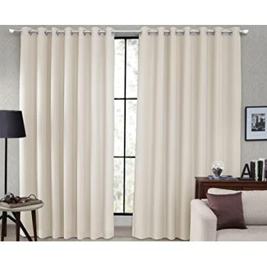 Imagem de Cortina Tecido Blackout Corta Luz 80% para sala, quarto, escritório 6,00 x 2,60m - Palha