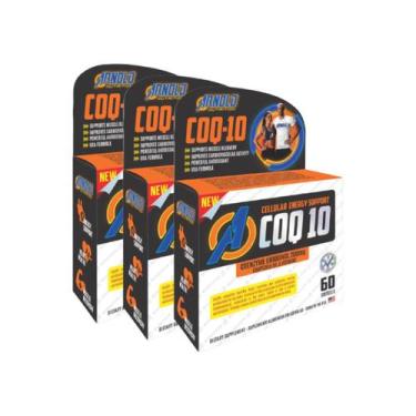 Imagem de 3 Un. Coq-10 Coenzima Q10 200Mg 60 Softgels - Arnold Nutrition