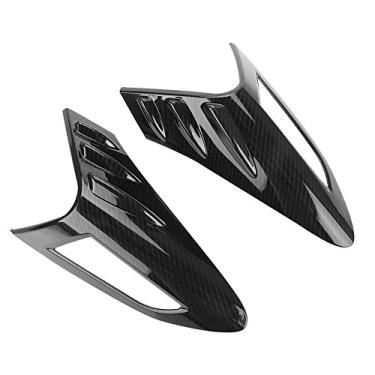 Imagem de Tampa de decoração da luz traseira, guarnições da luz traseira em estilo de fibra de carbono para Base Sport Utility 2018 para decoração de carros