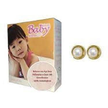 Imagem de Brinco Studex System 75 Baby Bezel Pérola 2Mm - Cod 128