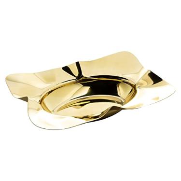Imagem de Petisqueira de Aço Inox Bonbon Dourada 24cm x 18cm x 6,5cm - Wolff