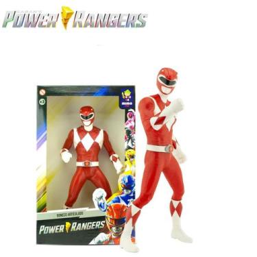 Imagem de Boneco Power Rangers Ranger Vermelho 40cm - Mimo Toys