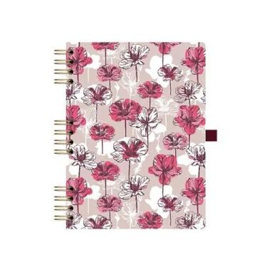Imagem de Caderno Argolado 177 Ótima Ultra Coleção Floral Rosa