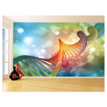 Imagem de Papel De Parede 3D Tecnologia Ciência Lab Dna 3,5M Tec24