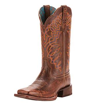 Imagem de ARIAT Bota Country Feminina, Kickin Cocoa, 7