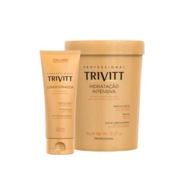 Imagem de Condicionador 200ml + Hidratação Intensiva 1Kg Trivitt - Itallian Hair