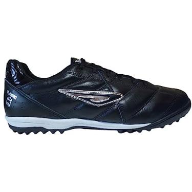 Imagem de Diavolo, Chuteira Society Couro Natural Diavolo Classic Tam. 45 Ao 50 Cor:Preto;Gênero:Masculino;Tamanho:48