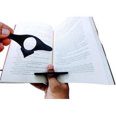 Imagem de Apoio de Leitura Polegar, Conforto e Praticidade na Hora Da Leitura Preto, Marca Páginas, Anel de Suporte para Leitura, Apoio de Leitura Livro Polegar Dedal de Leitura