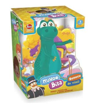 Imagem de Boneco Vinil Dinossauro Mundo Bita - Líder Brinquedos - Lider