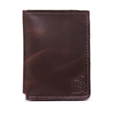 Imagem de Carteira Masculina Couro Moderna Slim Porta Cartao Documento Cedulas Compacta Resistente-Masculino