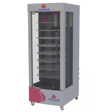 Imagem de Forno Multiuso Giratório a Gás Progás 8 Grelhas 128kg Bivolt PRP-482 G5