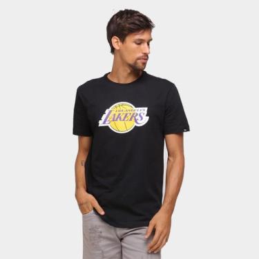Imagem de Camiseta Nba Los Angeles Lakers New Era Logo Masculina
