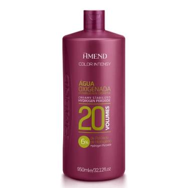 Imagem de Água Oxigenada Cremosa Amend Color Intensy, Descolore E Auxilia No Tingimento Dos Cabelos, Uso Profissional, Promover A Oxidação Nos Processos De Coloração Ou Descoloração (20 Volumes, 950ml)