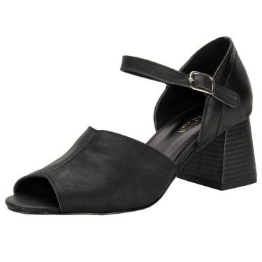 Imagem de Sandália Feminina Salto Grosso Miss Western 14005